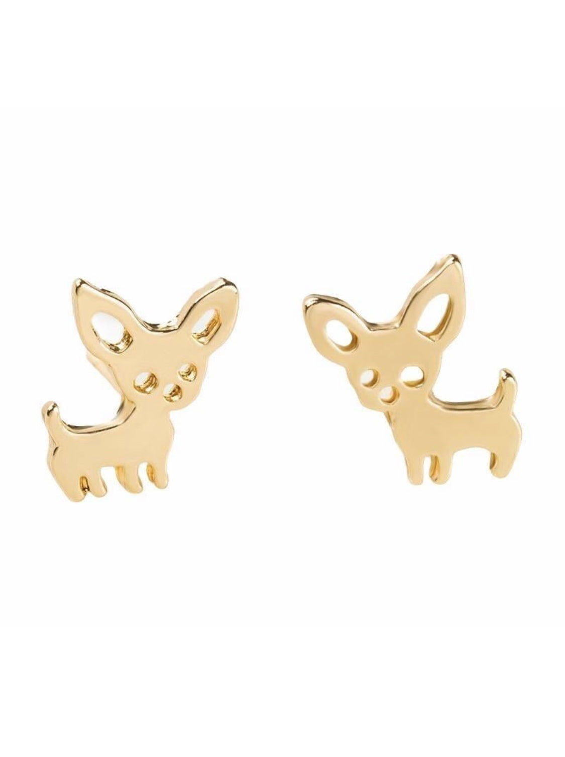 Aretes Chihuahua dorado