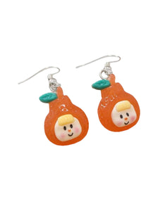 Aretes Repollito Naranja