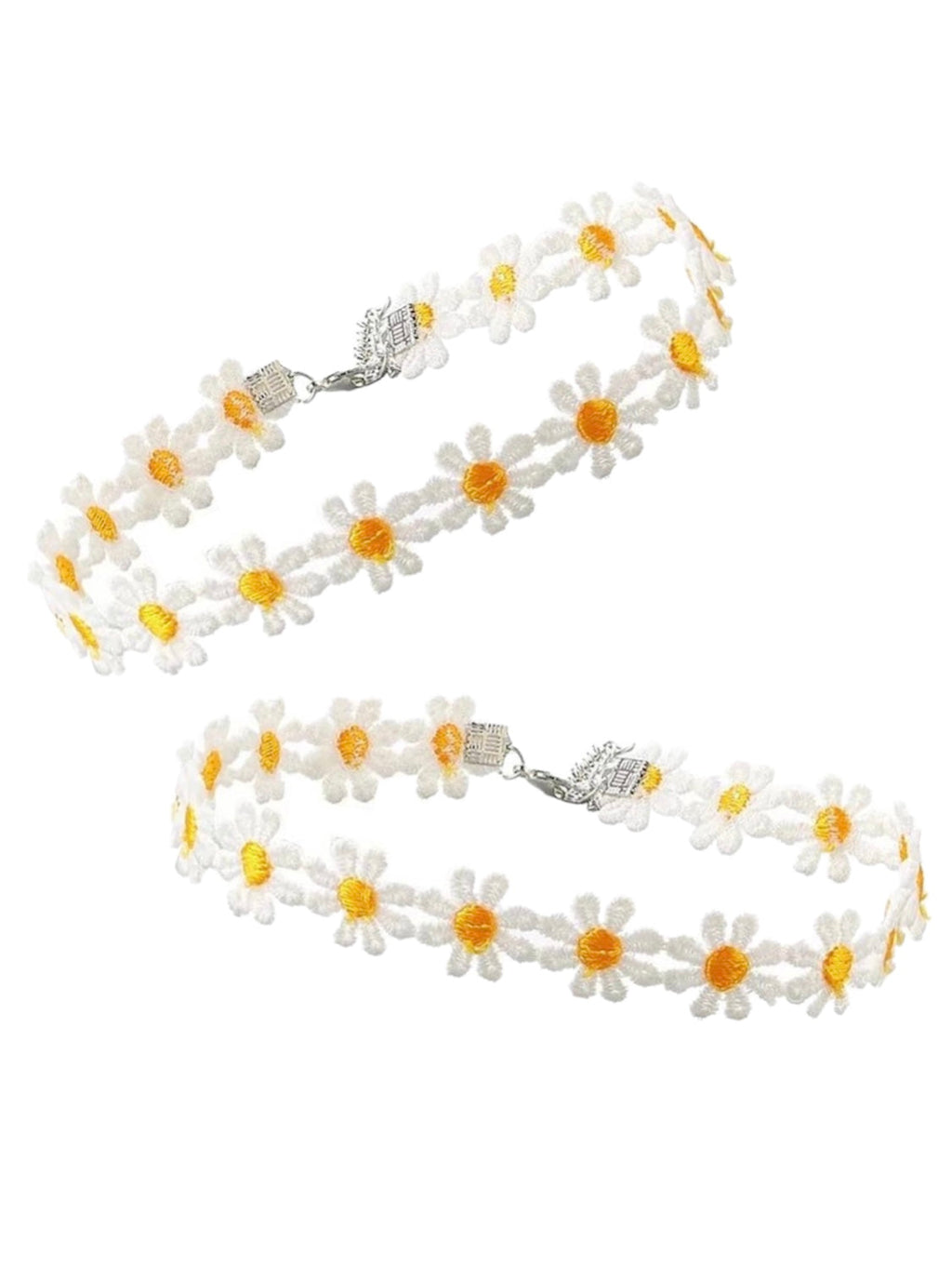 2 Piezas de Choker girasol